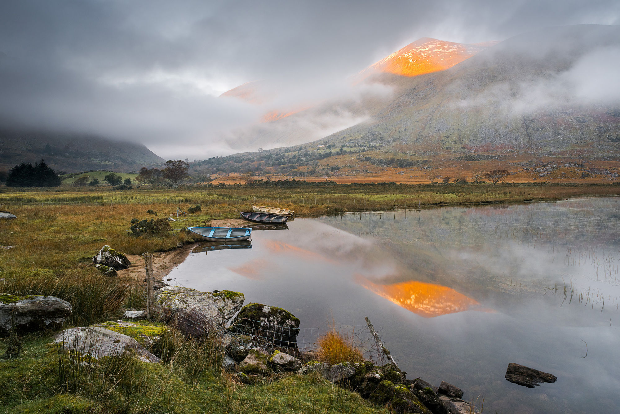 cloud peaking through
