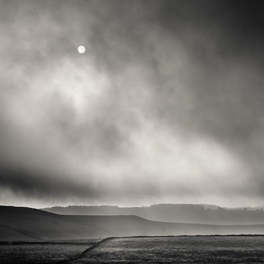 Upland mist on Curbar Edge Peak District