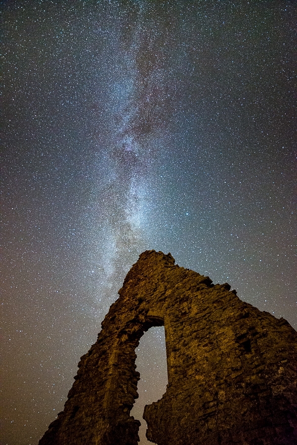 Midley Church ruin and Milky Way 2 Romney Marsh, Kent
