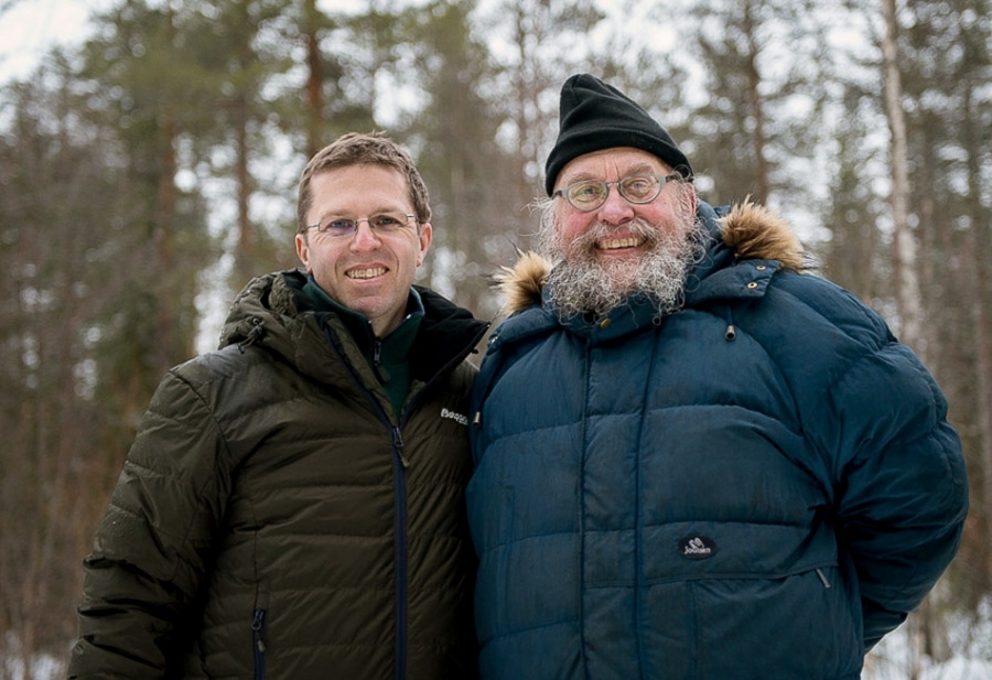 With my photography-hero, Hannu Hautala