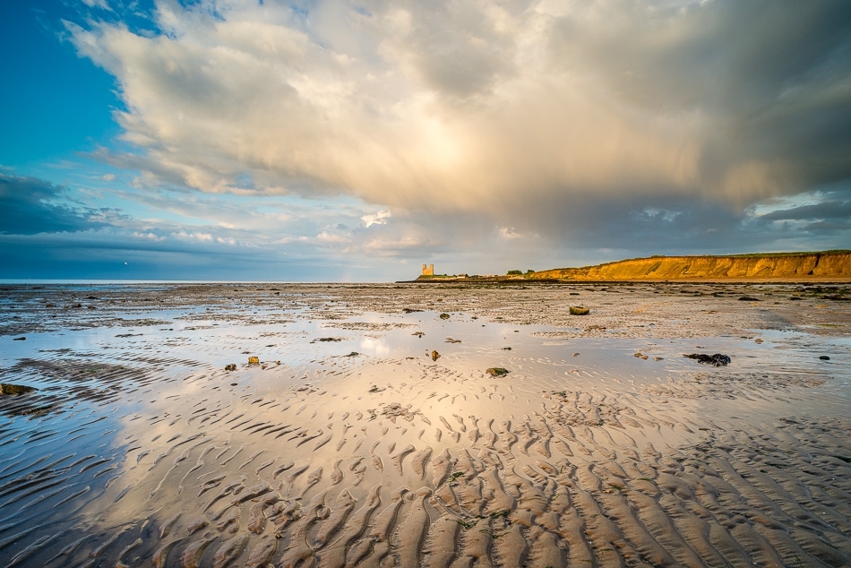 Clearing rains Reculver, Kent