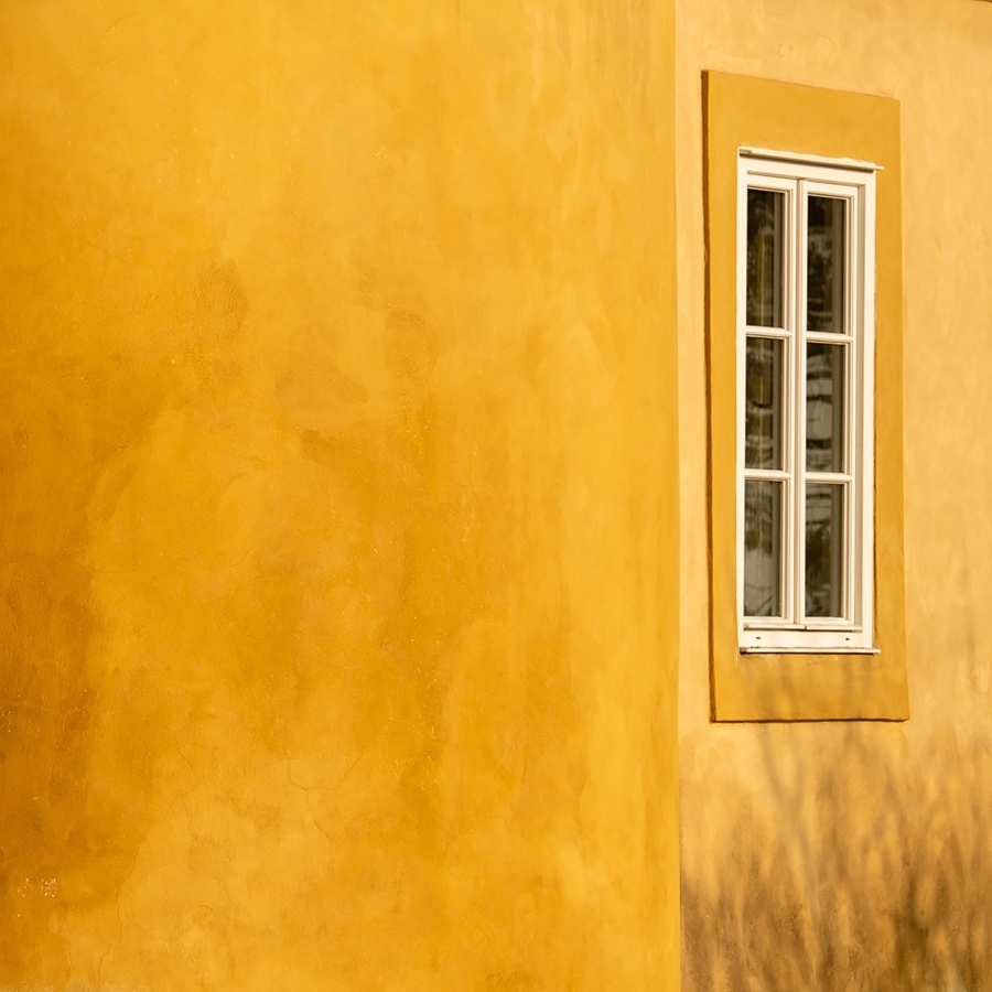Wall and window Prague, Czech Republic