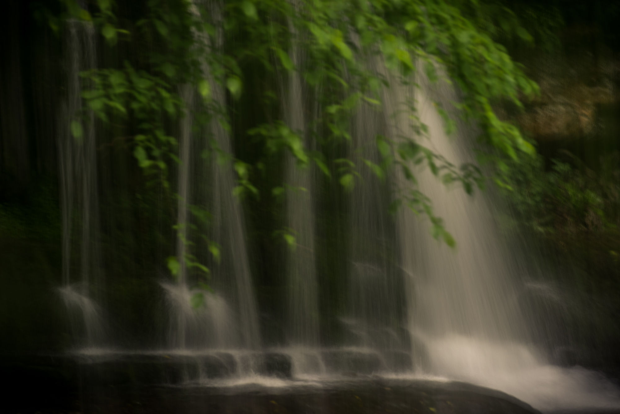 Flow: Dales waterfall impression
