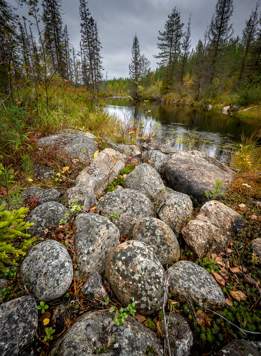 upright rocks