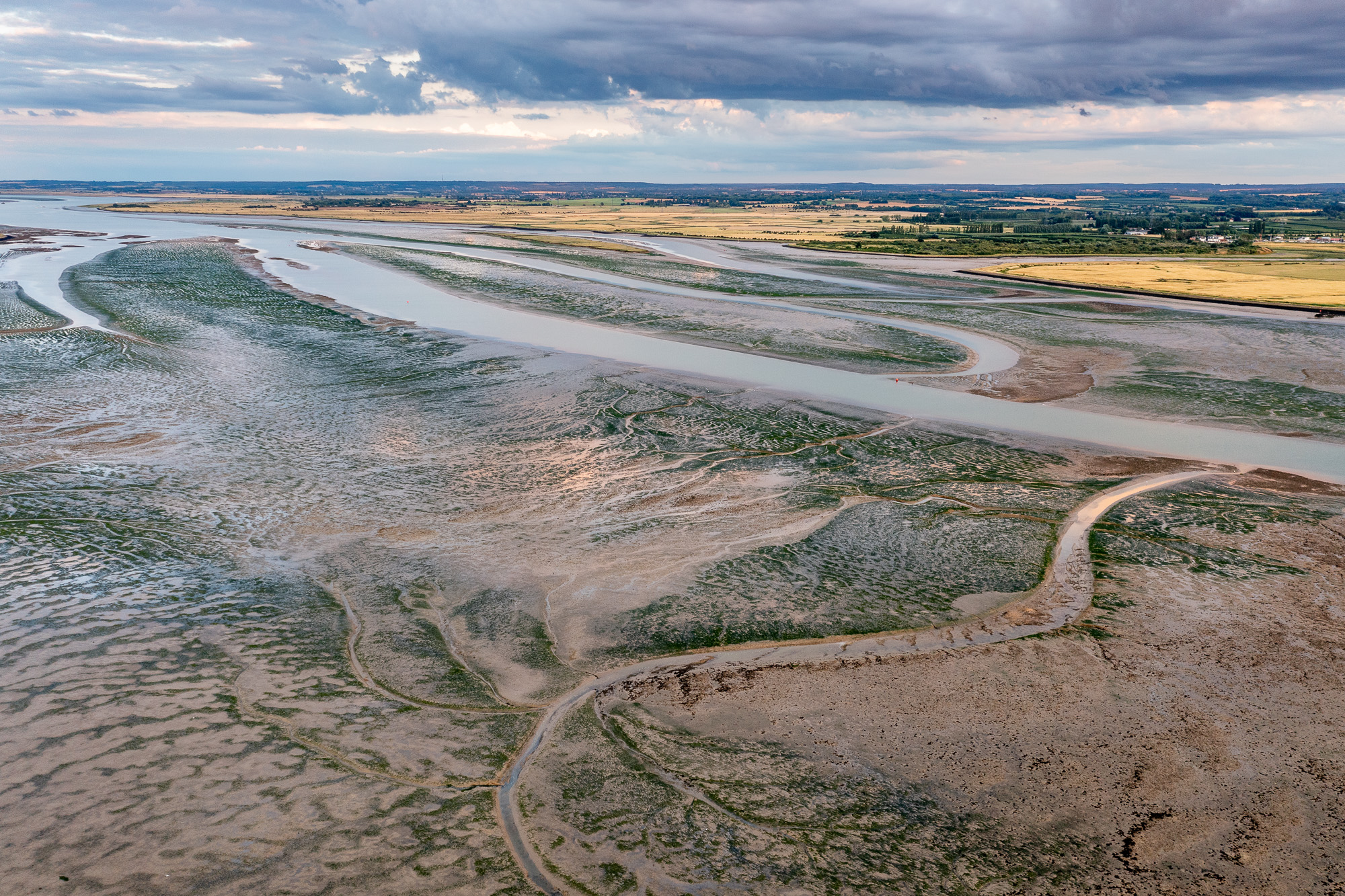 Drone swale mud