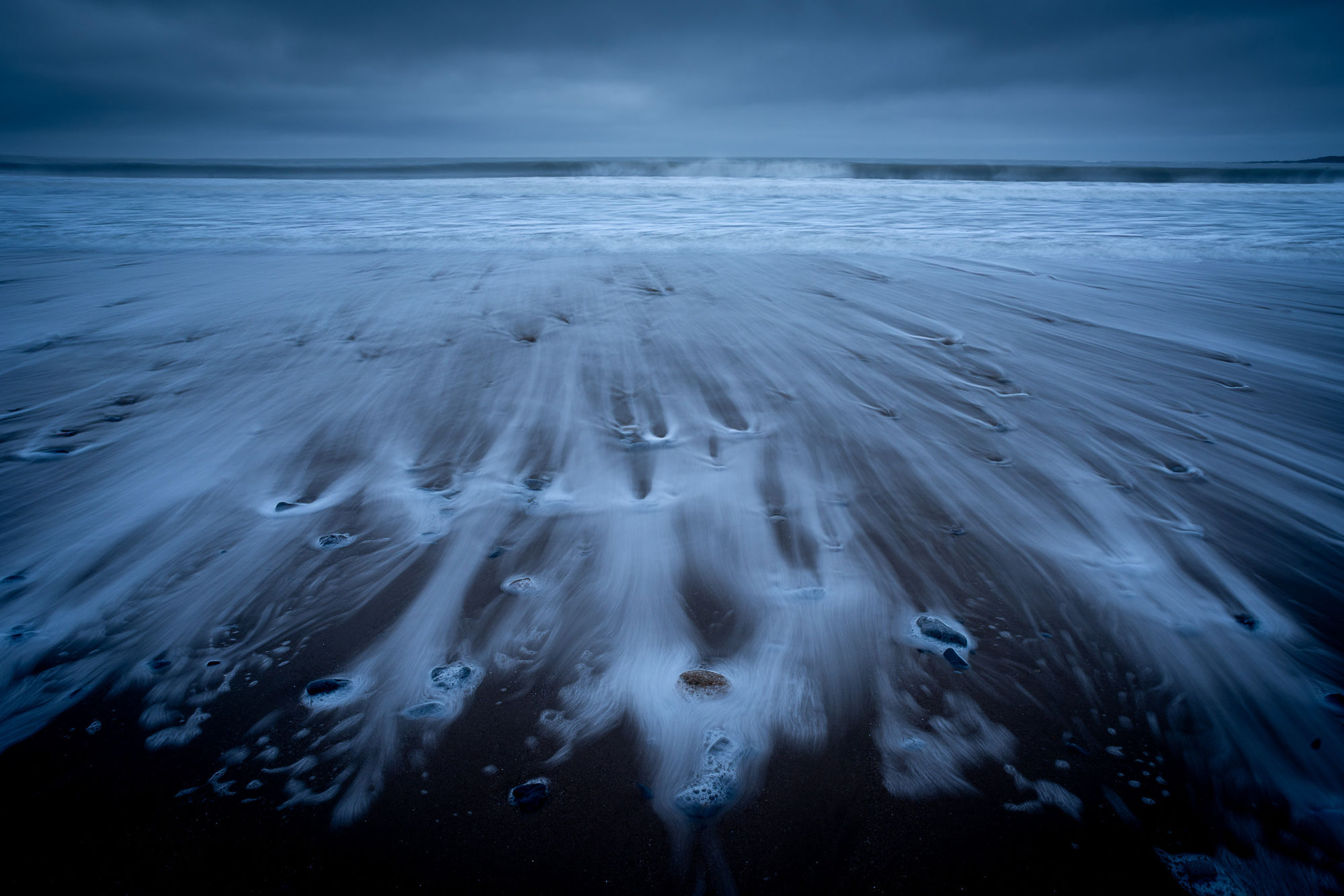 Blue surf, Gower