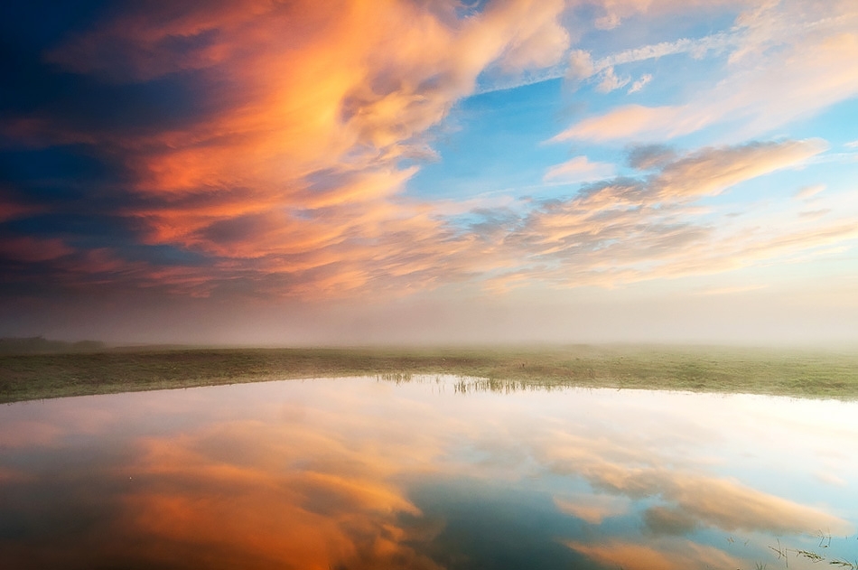 Summer sunrise, Elmley