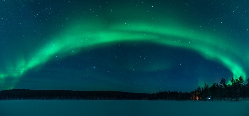 Northern lights over Lemmenjoki National Park #4